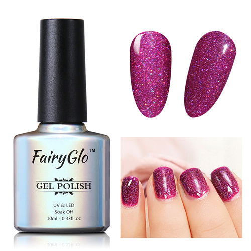 FairyGlo 10ml Neon Color Gel Nail Polish + 1 pcs Buffer Flie Soak off Gel Polish Set Bling Vernis Semi Permanent Gelpolish Kit