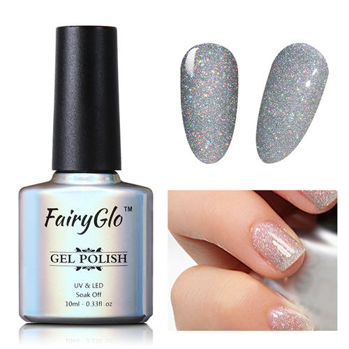 FairyGlo 10ml Neon Color Gel Nail Polish + 1 pcs Buffer Flie Soak off Gel Polish Set Bling Vernis Semi Permanent Gelpolish Kit