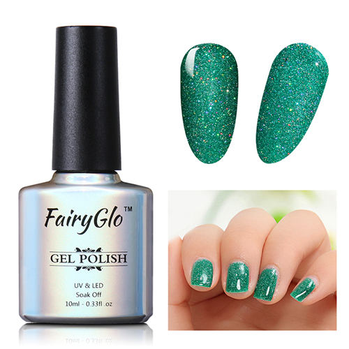 FairyGlo 10ml Neon Color Gel Nail Polish + 1 pcs Buffer Flie Soak off Gel Polish Set Bling Vernis Semi Permanent Gelpolish Kit