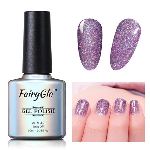 FairyGlo 10ml Neon Color Gel Nail Polish + 1 pcs Buffer Flie Soak off Gel Polish Set Bling Vernis Semi Permanent Gelpolish Kit