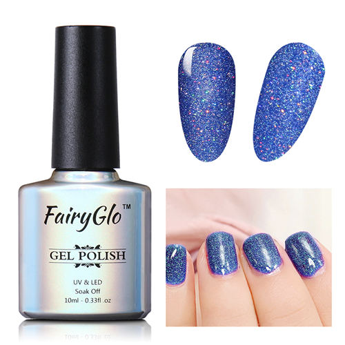 FairyGlo 10ml Neon Color Gel Nail Polish + 1 pcs Buffer Flie Soak off Gel Polish Set Bling Vernis Semi Permanent Gelpolish Kit