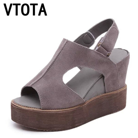 VTOTA 2017 Summer Shoes Woman Sandals 10CM High Heels Women Casual Shoes Wedges Platform Sandals Roman Sandals zapatos mujer 241