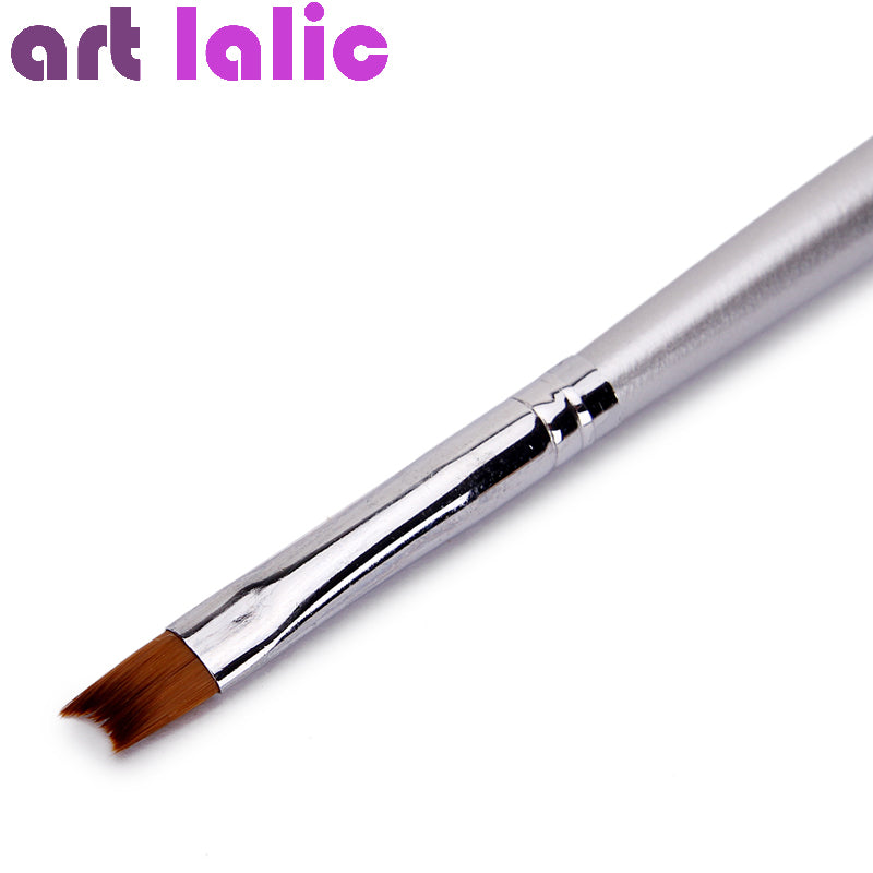 1PCS #8 Birch Acrylic UV Gel Polish Nail Art Painting Drawing French Tips Manicure Pen Brush Design DIY Tools High Level Nylon