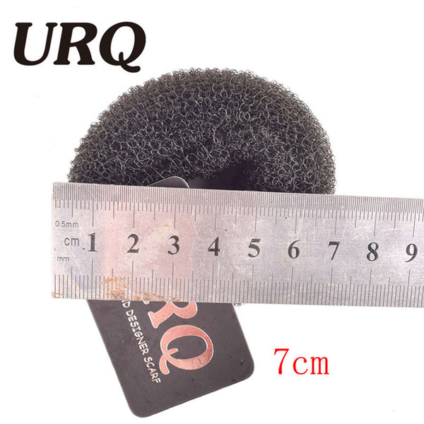 1pc Free Shipping Manufacture 3-Color Fashion Beauty Donut Hair Styling Maker Hair Roller Dropshipping Hair bun Ring CPGM