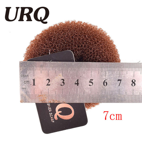 1pc Free Shipping Manufacture 3-Color Fashion Beauty Donut Hair Styling Maker Hair Roller Dropshipping Hair bun Ring CPGM