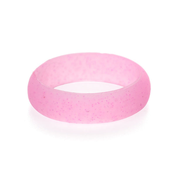 Trendy Popular 5 6 7 8 9 Size Environmental silicone Female Ring For Women Girls Office Lady Finger Jewelry