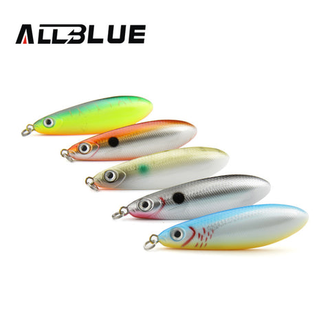 ALLBLUE Spoon Lure Minnow 8.5cm/15.5g Saltwater Anti-hitch Crankbait Snapper Hard Bait Wobblers RealSkin Painting Fishing Lure