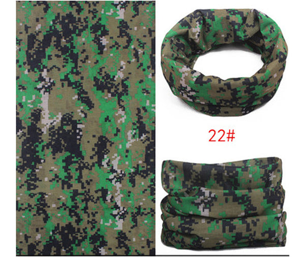 Outdoor Climbing Hiking Cycling Skiing Fishing Windproof UV Protection Camouflage Bandana Face Mask Neck Scarves Wraps Headwear