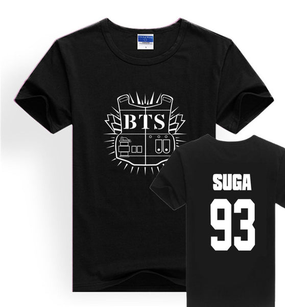 LUCKYFRIDAYF Kpop BTS Bangtan Boys JUNG KOOK JHOPE JIN JIMIN V SUGA T Shirts Women Short Sleeve Funny Cotton  T-shirt Loose Tops