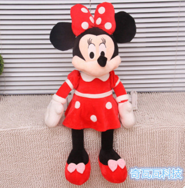2017 New 1 Piece 40CM/50cm Mini Lovely Mickey Mouse Super Plush doll And Minnie Mouse Stuffed Soft Plush Toys Christmas Gifts