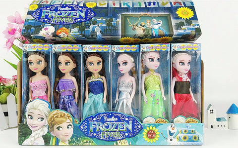 2017  Princess Elsa Anna Baby Girls Dolls Cinderella Olaf Kids Toys Snow Queen Princess Anna Elsa Dolls Mini Elsa Doll