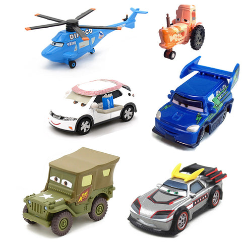 Disney Pixar Cars Metal Car 14Style Sarge Lizzie 1:55 Diecast Metal Alloy Car Toys Birthday Gift For Kids Children Cars Toys