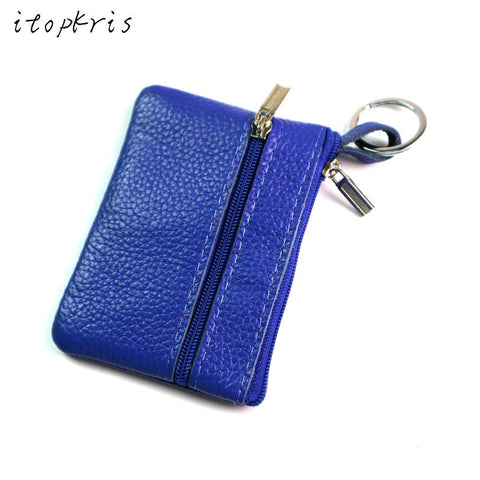 New Arrival Casual Women Housekeeper For Home Fashion Leather Coin Pouch Case Wallet Man Car Key Holder Keyring