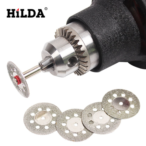 HILDA Emery Cutting Disc cut off for Electric Mini Grinder/Micro Drill Electric Die Grinder Cutting Tool 5pcs Accessories