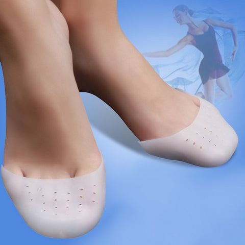 2PCS Free Shipping Silicone Gel Toe Soft Ballet Pointe Dance Shoes Pads Foot Care Protector