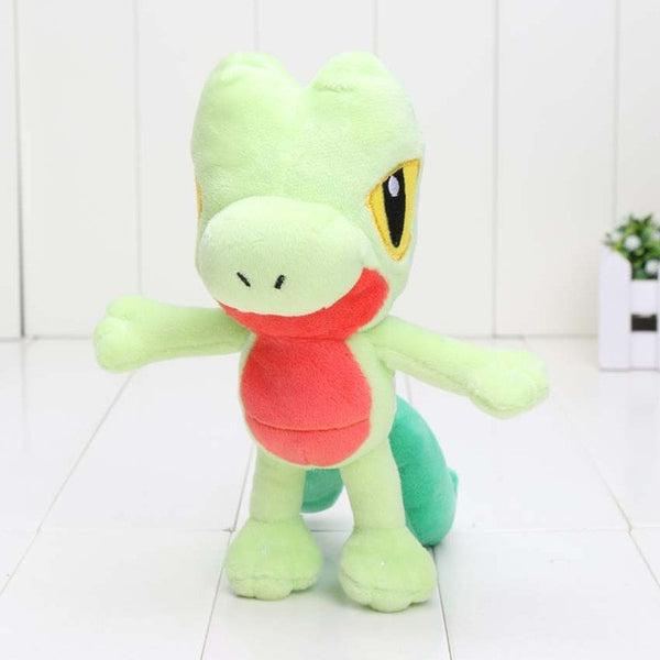 11-18cm Cute Plush Toys Pikachu Bulbasaur Jirachi Squirtle Totodile Dragonite Charmander Lapras Lugia Mudkip Poke Dolls