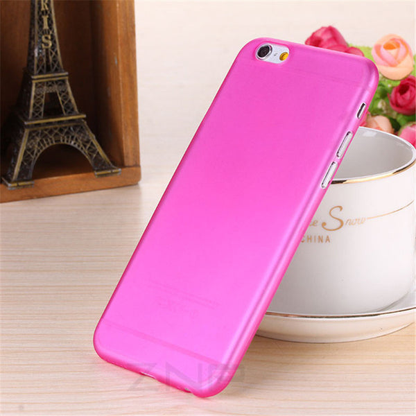 Matte Transparent Ultra-thin 0.3mm Back Full Case For iPhone 7 6 6s PC case Protective Cover for Apple iPhone 6 plus case p30