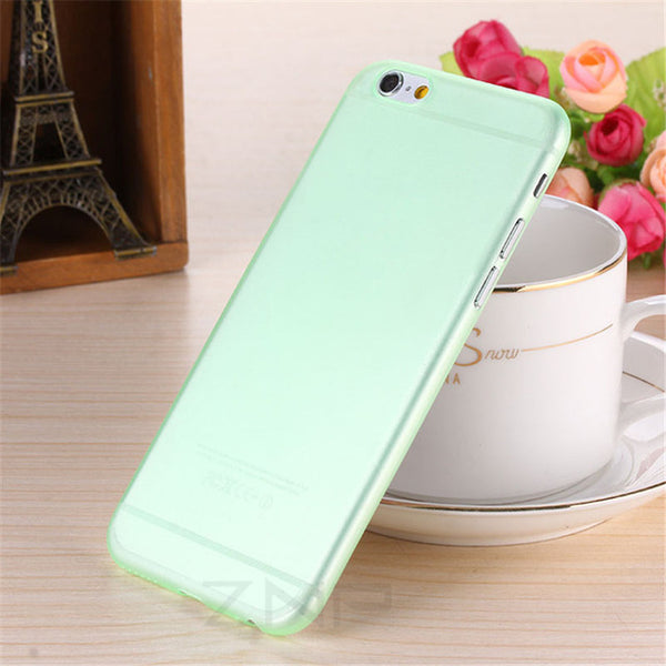 Matte Transparent Ultra-thin 0.3mm Back Full Case For iPhone 7 6 6s PC case Protective Cover for Apple iPhone 6 plus case p30
