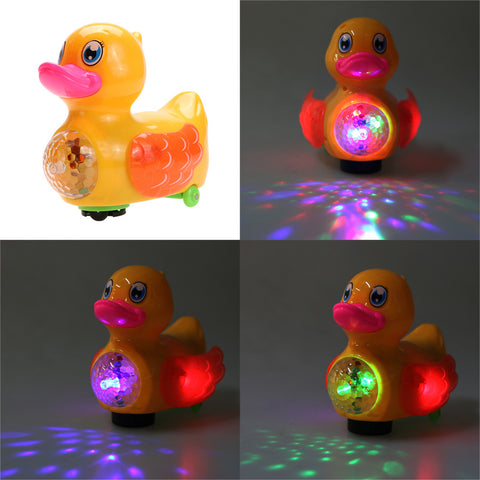 Baby Toys Electric Duck Colorful Flashing LED Light Kids Children Developmental Music Toy For Children Birthday Christmas Gift