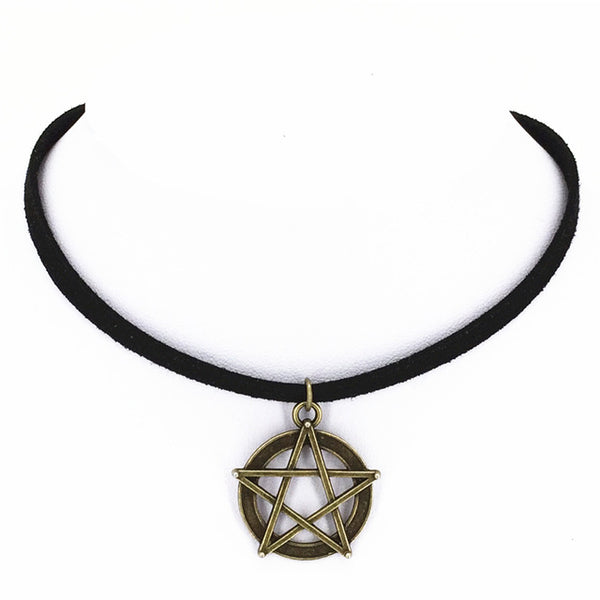 Hot new fashion torques Plain Black Velvet Ribbon statement Alloy Pendant Chokers Necklace women 2016 jewelry Gift free shipping