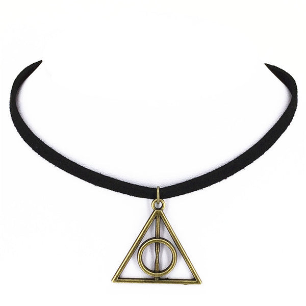 Hot new fashion torques Plain Black Velvet Ribbon statement Alloy Pendant Chokers Necklace women 2016 jewelry Gift free shipping