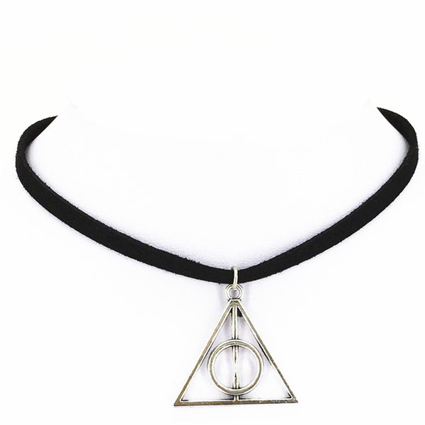 Hot new fashion torques Plain Black Velvet Ribbon statement Alloy Pendant Chokers Necklace women 2016 jewelry Gift free shipping