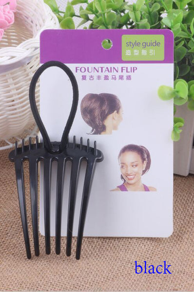 2pcs/set Women Lady French Hair Braiding Tool Braider Roller Hook With Magic Hair Twist Styling Bun Maker Hair Band Accessories