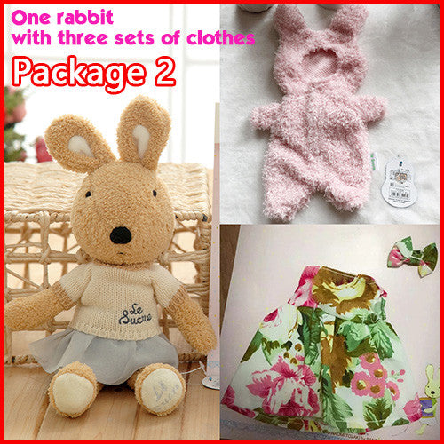 le sucre Original bunny rabbit plush dolls & stuffed Kawaii brinquedos toys hobbies for children girls stuffed kids baby toys