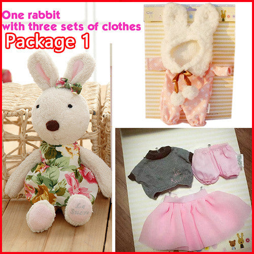 le sucre Original bunny rabbit plush dolls & stuffed Kawaii brinquedos toys hobbies for children girls stuffed kids baby toys
