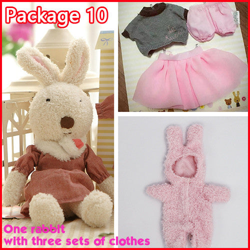 le sucre Original bunny rabbit plush dolls & stuffed Kawaii brinquedos toys hobbies for children girls stuffed kids baby toys