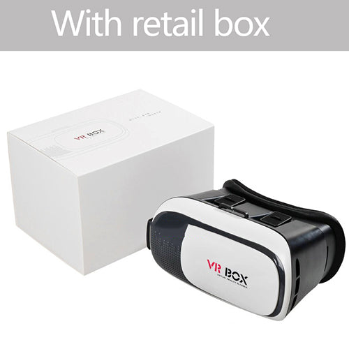 2017 New Google cardboard HeadMount VR BOX 2.0 VR Virtual 3D Glasses for 3.5" - 6.0" Smart Phone + Bluetooth Remote Controller