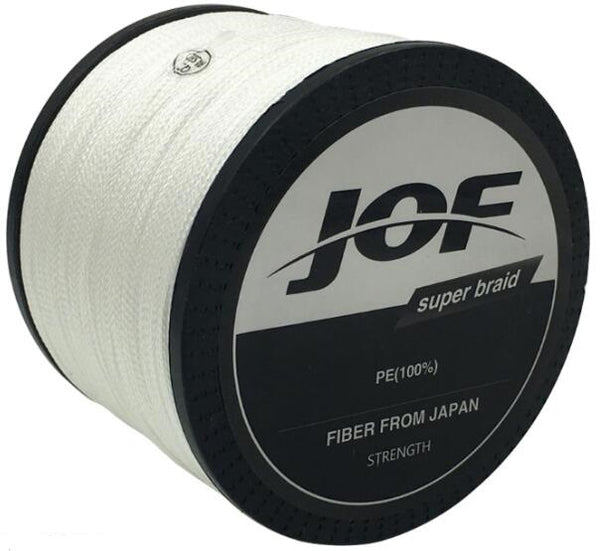 JOF 1000m 18LB - 80LB PE Multifilament 4 Strands Braid Line Ocean Fishing Super Strong Carp Colorful Braided Fishing Line