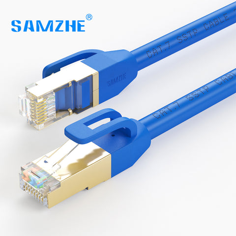 SAMZHE Cat7 FTP Ethernet Patch Cable - RJ45 Computer,PS2,PS3,XBox Networking LAN Cords 0.5/1/1.5/2/3/5/8/10/15/20/25/30/40/50m