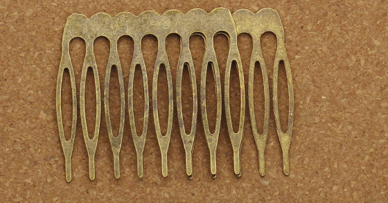 10pcs/lot Antique Gold/Rhodium/Bronze Color Bridal Hairpins Hair Combs Accesorio Pelo Alambre for Wedding Hair Pins Accessories