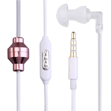 Hot New Single Stereo Secret Service Air Tube 3.5mm Anti Radiation Mobile Phone Headsets Earphone With Air Pipe KY-011