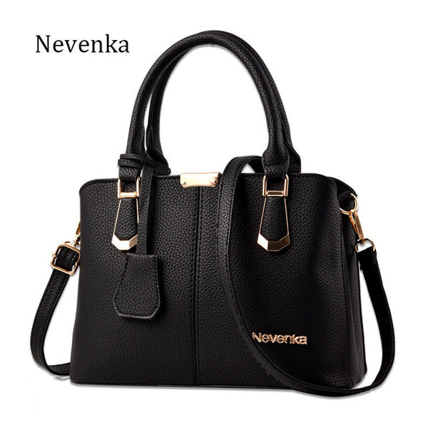 Nevenka Women Bag Lady Handbag OL Style Shoulder Bags Casual Zipper Messenger Bags PU Leather Bag Brand Name Tote Satchel Sac