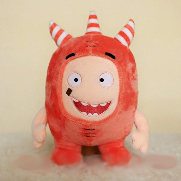 35CM Oddbods Newt Buuble Pogo Zee Jeff Fuse Slick Plush Dolls Stuffed Toys For Kids Christmas Gift