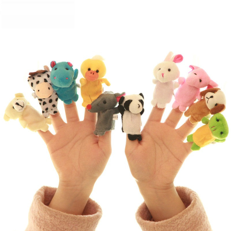 2017 Brinquedo The Puppet Characters Male Girl Doll Gloves Puzzle Kids Toys Gift To Appease Early Childhood Finger Puppet/1pcs