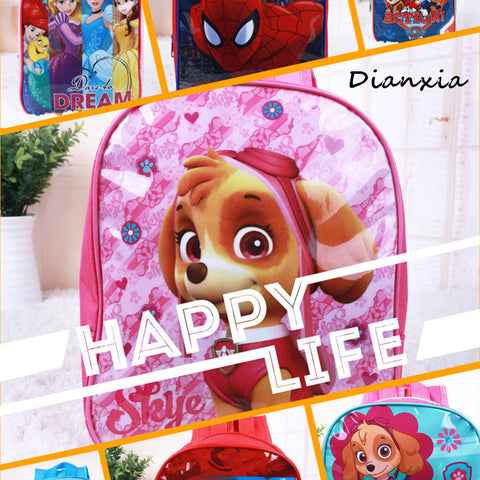 Anime Dogs Patrol Car spider model Cute cartoon kids toy mini Children's gifts kindergarten boy girl schoolbag Dianxiatoy