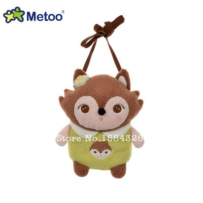 Cute Cartoon Backpack Genuine METOO keppel Bags Angela Plush Shoulder Bag for Women Girls for Birthday Christmas Children Gifts