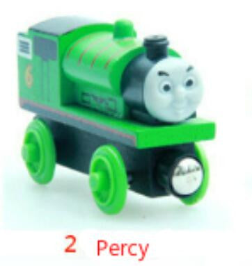 Thomas & His Friends-New Wooden Trains Anime Model Manetic Train Toys for Children Kids Gifts Spencer Edward Gordon James Percy