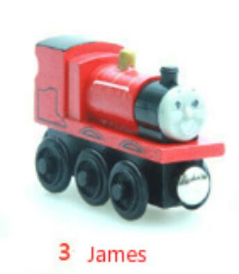 Thomas & His Friends-New Wooden Trains Anime Model Manetic Train Toys for Children Kids Gifts Spencer Edward Gordon James Percy