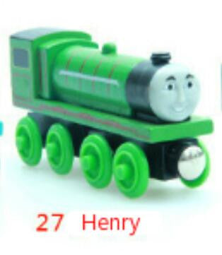 Thomas & His Friends-New Wooden Trains Anime Model Manetic Train Toys for Children Kids Gifts Spencer Edward Gordon James Percy