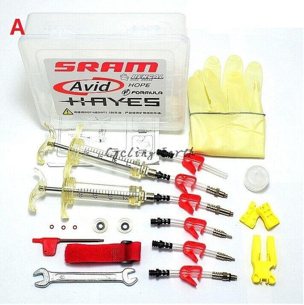 High quality,Bike Bicycle tool Oil Disc Brake Bleed Kit For AVID Sram DODE JUICY DOT HOPE BNGAL HAYES J3 J5 J7 Formula R1 RX K24