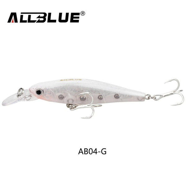 ALLBLUE Good Quality Fishing Lures Suspend Minnow 6.4g/65mm Shallow Diving Lifelike Wobblers With 8# Owner Hooks isca artificial