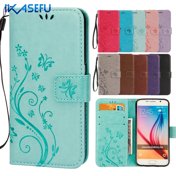 A3 A5 A7 J3 J5 2016 Leather Case for Samsung Galaxy A3 A5 2017 S6 S7 Edge S8 Plus S3 S4 S5 Mini J1 J3 J5 Grand Core Prime Cover