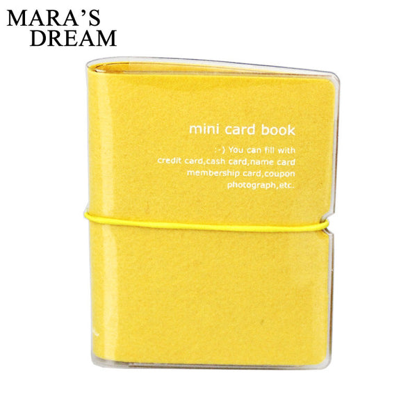 Mara's Dream New Fashion Men & Women Credit Card Holder/Case card holder Wallet Candy Color Business Cards Bag ID Holders