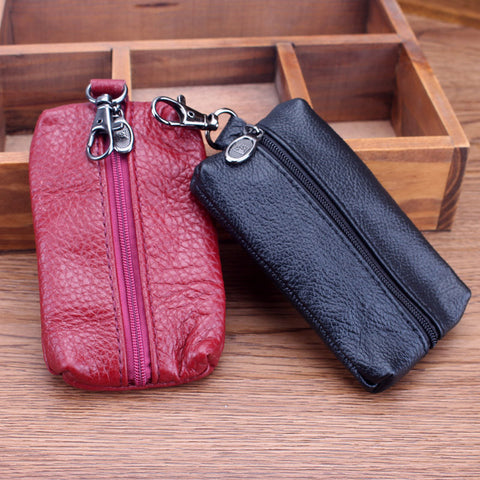 2017 hot Unisex cow genuine leather car key holder fashion mutiple housekeeper keys wallet Case High Quality cute men key bag