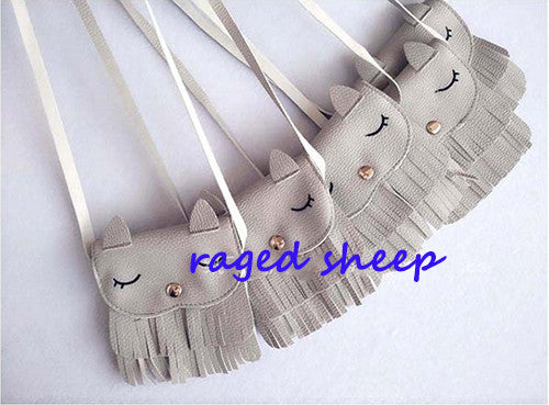 Raged Sheep Grils Small Coin Purse Change Tassels Wallet Kids Monederos Infantiles Bourse Monnaie Petite Taille Porte Monnaie