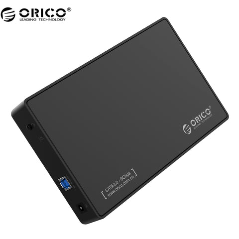 ORICO 3588US3 HDD Enclosure 3.5-inch SATA External Hard Drive Enclosure, USB 3.0  Tool Free  for 3.5" SATA HDD and SSD